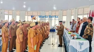 Bupati Nias Utara Kukuhkan Perpanjangan Masa Jabatan 37 Kepala Desa