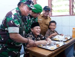 Kodam I/BB Bagikan 250 Porsi Makanan Sehat ke Empat Panti Asuhan di Medan