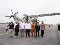 Pesawat Amfibi Mendarat di Danau Toba, Bupati Samosir: Era Baru Pariwisata Samosir