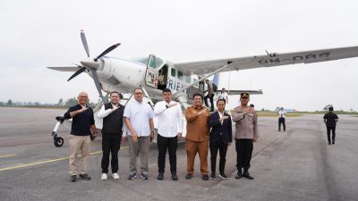 Pesawat Amfibi Mendarat di Danau Toba, Bupati Samosir: Era Baru Pariwisata Samosir