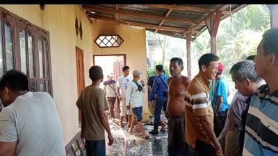 Rumah Warga di Asahan Hangus Terbakar Saat Ditinggal Berjualan