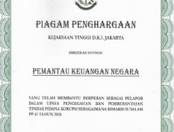 PKN Raih Apresiasi Negara atas Laporan Kasus Korupsi