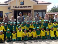 Polsek Marbau Kenalkan Dunia Kepolisian pada Seratus Anak TK