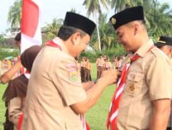 Kamabiran Resmikan Jambore Ranting dan Lantik Pengurus Pramuka Kisaran Barat