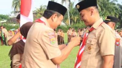 Kamabiran Resmikan Jambore Ranting dan Lantik Pengurus Pramuka Kisaran Barat