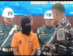 PMI Ilegal Bawa 1,5 Kg Sabu Ditangkap TNI AL di Bagan Asahan