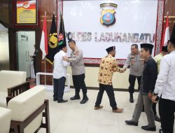 Perkuat Sinergi dengan Tokoh Agama, Kapolres Labuhanbatu Terima Kunjungan FKUB