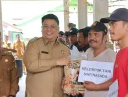 Pemkab–Pemprov Sinergi, 12,5 Ton Bibit Padi Tersalurkan untuk Petani Samosir