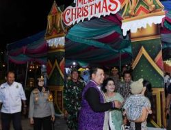 Bupati Samosir Tinjau Pengamanan Malam Natal