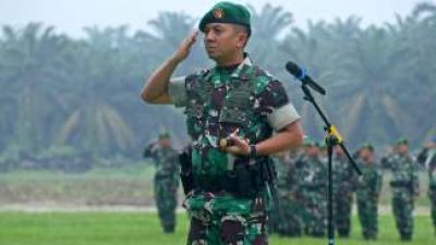 Dandim 0208/Asahan Pimpin Upacara Bendera Bulanan