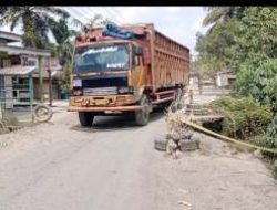 Dua Tahun Terbengkalai, Jalan Asahan–Simalungun Terancam Putus