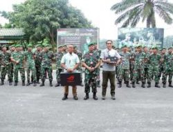 Dandim Asahan Dukung Kinerja Pendim dengan Peralatan Multimedia