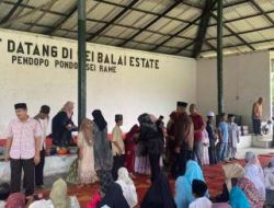 Sambut Ramadhan, Kades Perkebunan Sei Balai Gelar Punggahan dan Santuni Anak Yatim