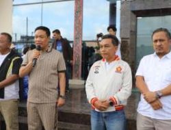 Bupati Oloan Nababan Hadiri Bakti Sosial HUT Gerindra