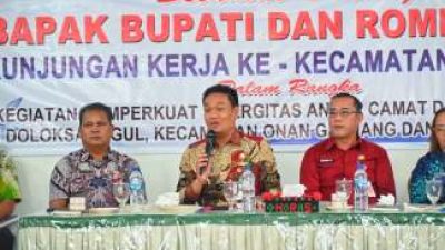 Bupati Oloan Nababan Dorong Sinergi Desa Perkuat Pembangunan
