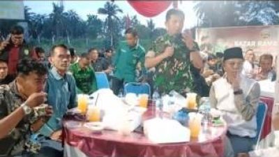 Dandim 0208/Asahan Buka Puasa Bersama Warga dan Insan Pers