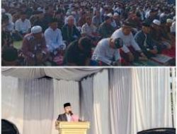 Idul Fitri 1447 H di Asahan, Ribuan Jamaah Padati Lapangan Meranti