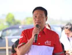 Bupati Oloan Nababan Letakkan Batu Pertama Koperasi Desa