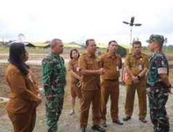 Pemkab Humbahas Sambut Kedatangan Yonif TP 955/HS