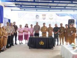 Bupati dan Kapolres Humbahas Resmikan Awal Gedung Layanan Gizi Kemala Bayangkari