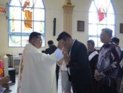 Bupati Humbahas Hadiri Misa Epifania di Gereja Santo Fidelis Doloksanggul
