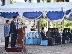 Pemkab Samosir Gelar Upacara Peringatan Hari Otda Ke-XXX