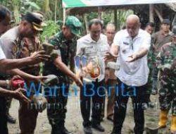 Groundbreaking Jembatan Fauro di Nias Utara Berjalan Lancar
