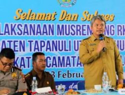 Wabup Deni Lumbantoruan Tegaskan Tiga Fokus Pembangunan di Musrenbang Sipoholon