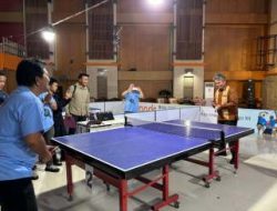 Wabup Deni Lumbantoruan Buka Turnamen Tenis Meja Rektor Cup IAKN Tarutung se-Tapanuli Raya