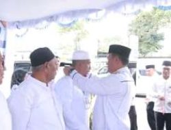Wabup Wahyu Sagala Lepas Calon Jamaah Haji Ikuti Manasik di Medan