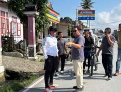 Bupati JTP Hutabarat Tinjau Infrastruktur Tarutung