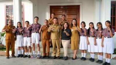 Bupati Oloan Nababan Dorong Semangat Siswa SMP yang Lolos SMA Unggulan