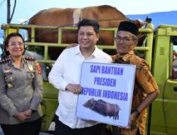 Pemkab Samosir Serahkan Hewan Kurban, Vandiko Gultom Tegaskan Semangat Toleransi