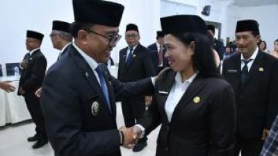 Sembilan Pejabat Tinggi Pratama Dilantik di Samosir