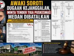 AWAKI Soroti Dugaan Kejanggalan, Minta Tender Tiga Puskesmas Medan Dibatalkan
