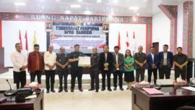 DPRD dan Pemkab Samosir Sahkan Dua Perda Strategis