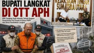 Silaturahmi Ke Kejatisu, Bupati Langkat Terjaring OTT APH