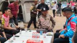 Ka Mabiran Silau Laut Sambangi Kontingen Asahan di Jamnas XII