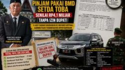 BPK Soroti Pinjam Pakai BMD Setda Toba Senilai Rp4,1 Miliar Tanpa Izin Bupati