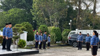 Pimpin Upacara Hari Kesadaran Nasional, Wabup Taput Menegaskan agar ASN Harus Profesional, Berintegritas, dan Melayani