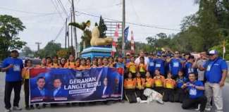 Sinergi Jaga Kelestarian Alam, Pemkab Taput Bersama DPC Partai Demokrat Gelar Gotong Royong dan Penanaman Pohon di Tarutung