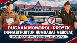 Dugaan Monopoli Proyek Infrastruktur Humbahas Mencuat, Nama Oknum PNS Berinisial TS Disorot