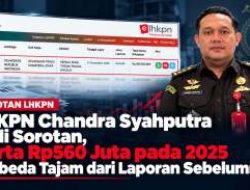 LHKPN Chandra Syahputra Jadi Sorotan, Harta Rp560 Juta pada 2025 Berbeda Tajam dari Laporan Sebelumnya
