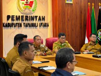Rakor Bersama Mendagri, Bupati Taput Dukung Pengendalian Inflasi dan Program Strategis Nasional‎